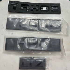 4 Piece 2015-2020 Chevrolet Tahoe LT All Black Emblems